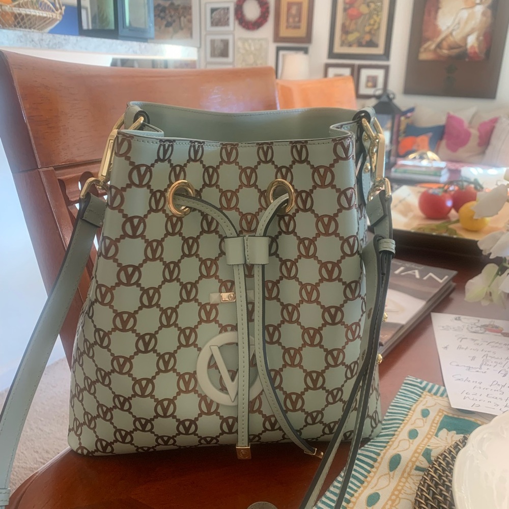 Valentino bag by Mario Valentino Karl Monogram Leather Bag